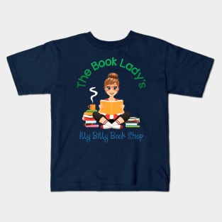 The Book Lady's Itty Bitty Book Shop Kids T-Shirt